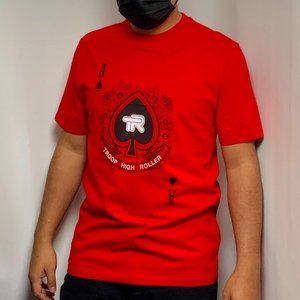 Men's Troop Red Black Short Sleeve T-Shirt NWT